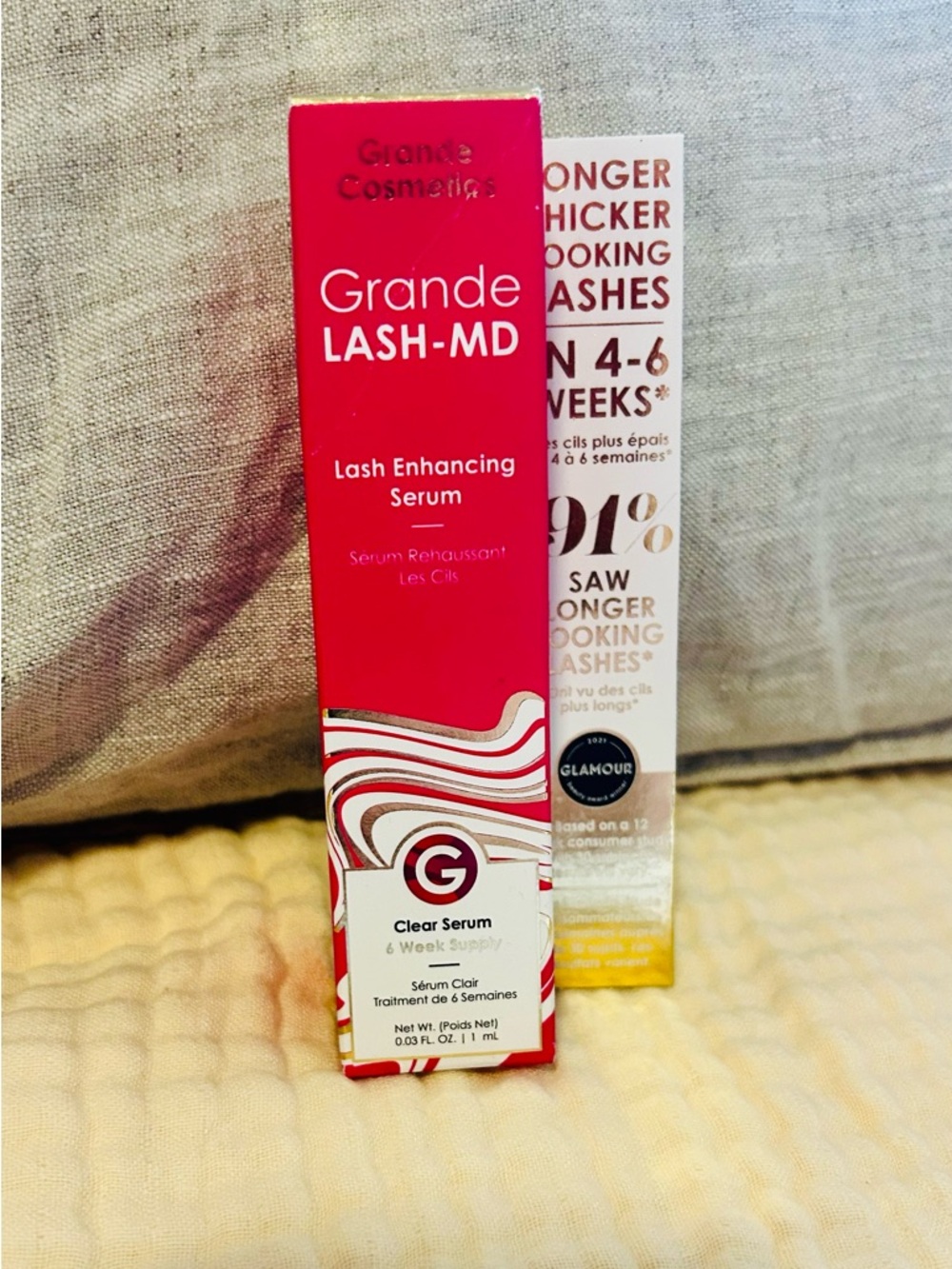 GrandeLASH-MD Lash Enhancing Serum — Pink Clear Serum